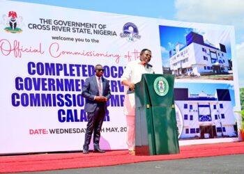 Gov. Otu commissions LG Service Commission Complex, demands productivity