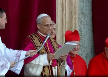 Pope Leo XIV addresses Catholics at St. Peter Square