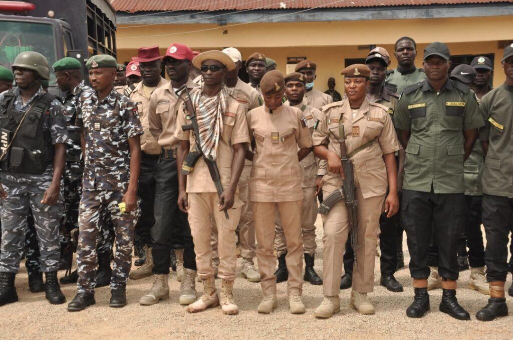 Security agencies carry out a 'show of force' ahead investment summit in Taraba