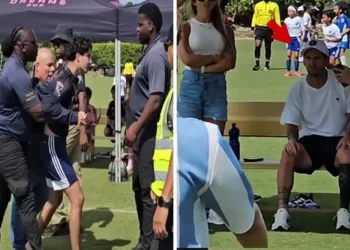 Police manhandle 18-year-old for getting too close to Messi