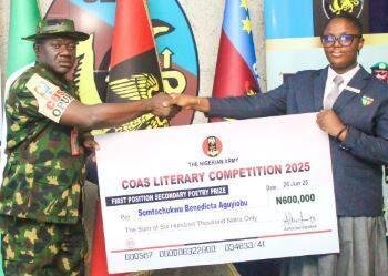 Enugu student emerges winner of poetry