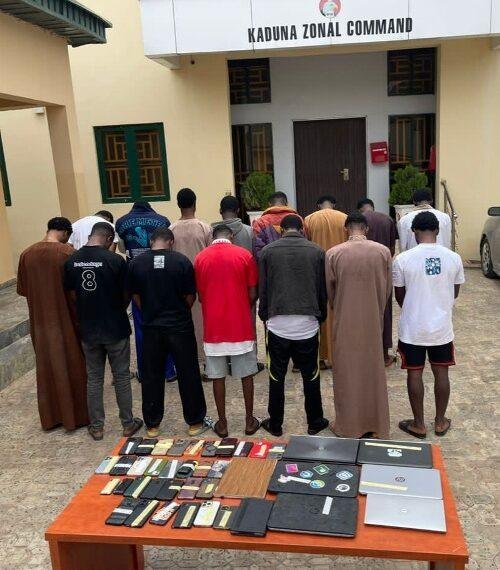 EFCC arrest fraudsters in Kaduna