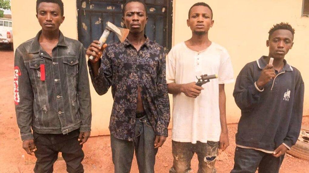Police arrest 4 suspects for robbery, cultism in Enugu