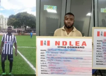 Ex-footballer arrested by NDLEA
