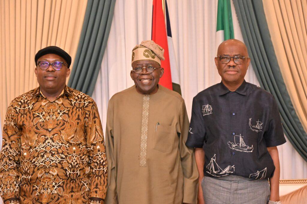 Fubara Tinubu and Wike