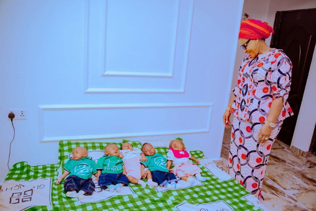 Delta Governor’s Wife debunks viral video on Ugbori Quintuplets, drums support