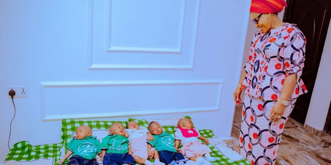 Delta Governor’s Wife debunks viral video on Ugbori Quintuplets, drums support