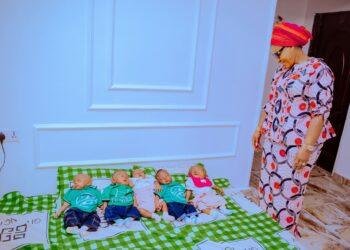 Delta Governor’s Wife debunks viral video on Ugbori Quintuplets, drums support