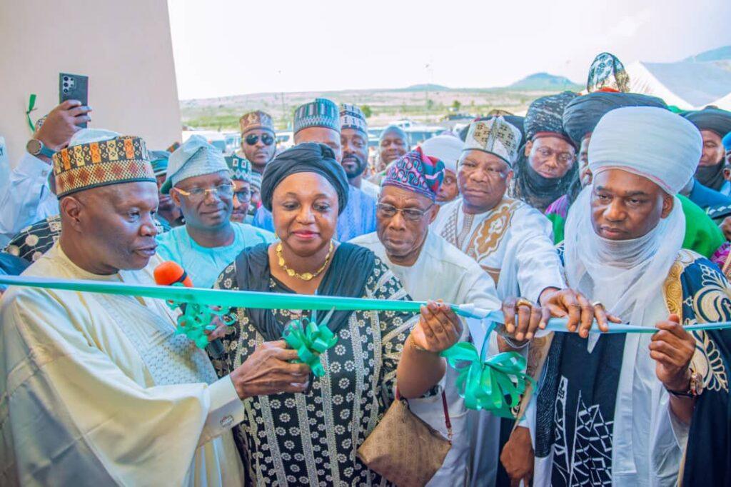 Obasanjo, Gov. Yahaya commission ultra-modern seed factory in Gombe