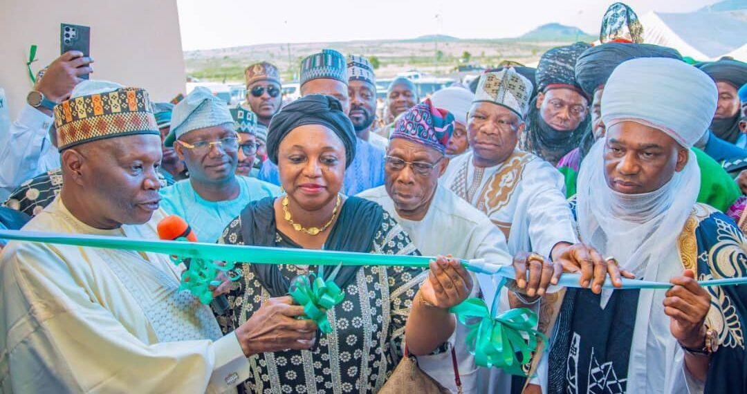 Obasanjo, Gov. Yahaya commission ultra-modern seed factory in Gombe