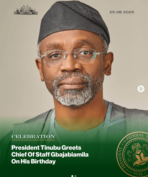 Tinubu celebrates Gbajabiamila on his birthday