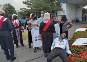 Institute of Technology and Management, protesting non-payment, Bassey Otu, Ugep in Yakurr Local Government, Obol Ofem Eteng, Calabar, Cross River State capital