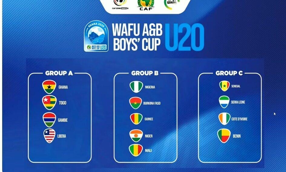 Nigeria faces Ghana, Benin in WAFU B U-20 Cup of Nations