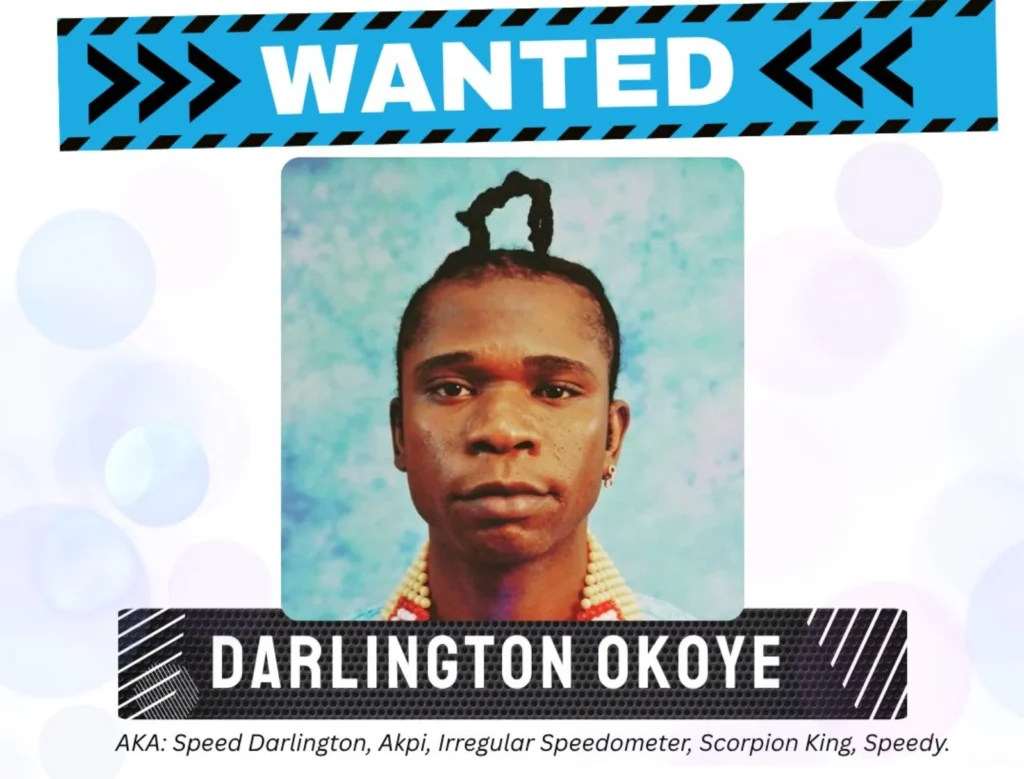 Speed Darlington declared wanted by NATIP