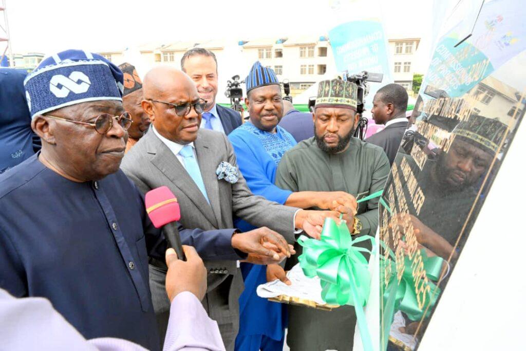 Tinubu commissions projects