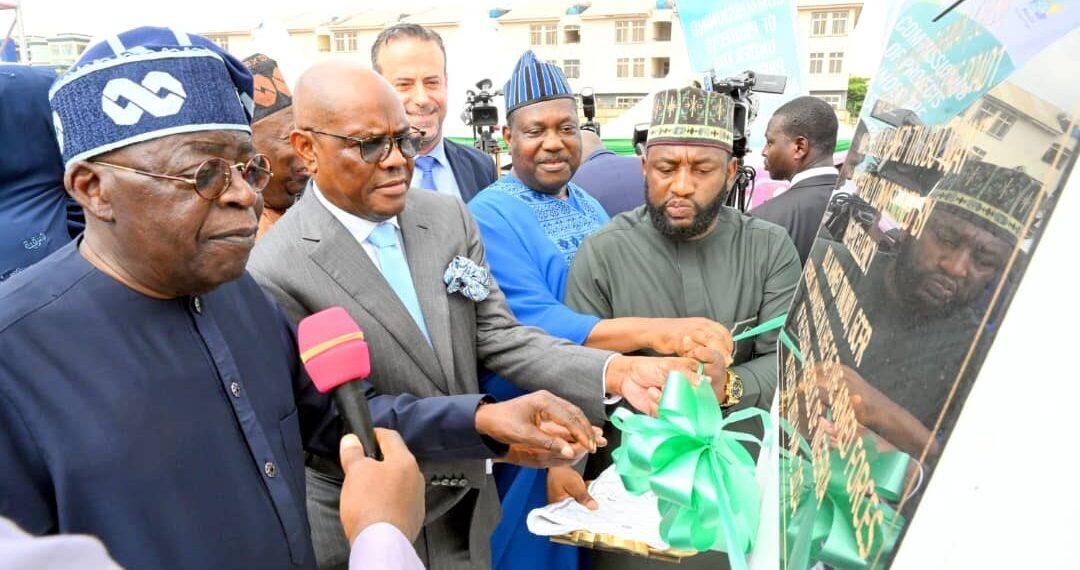 Tinubu commissions projects