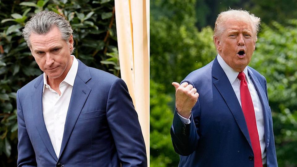 Trump threatened to arrest California Governor Gavin Newsom following comments regarding undocumented immigrants