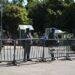 Security operatives barricade National Assembly Gate to stop June 12 protesters In Abuja