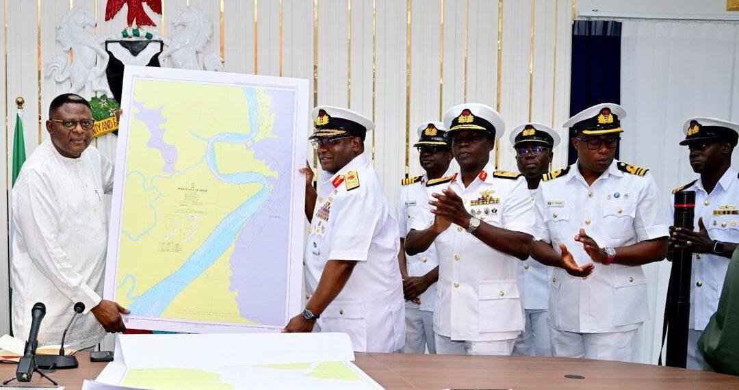 Gov Otu receives new navigational charts for Bakassi deep seaport