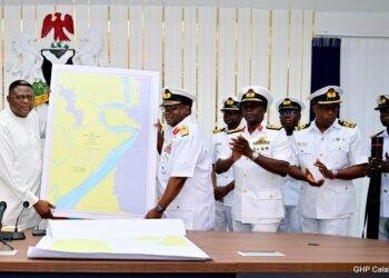 Gov Otu receives new navigational charts for Bakassi deep seaport