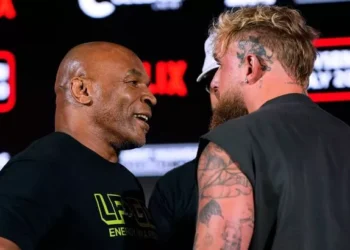 Jake Paul, Mike Tyson place $1m bet on Taylor vs Serrano fight
