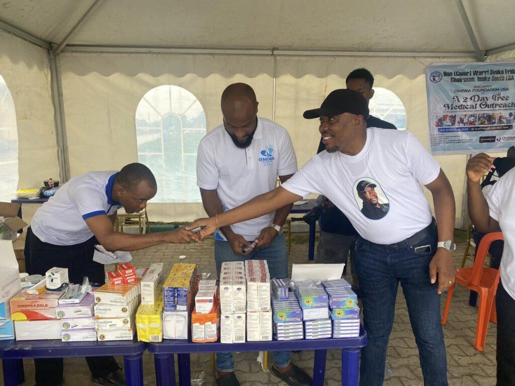 Isoko South LG chairman launches free medical outreach in Oleh