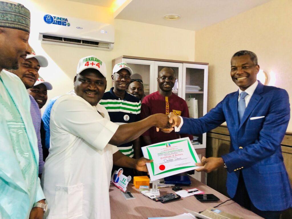 AMAC chairman Maikalangu receives APC certificate of return