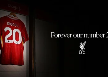 Liverpool retire jersey number 20 in honour of Diogo Jota