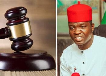 Ebonyi State Independent Electoral Commission, Minister of Works, David Umahi, Ebonyi State, Federal High Court, Electoral Act 2022, Justice H.I.O Ochoma, Otu Collins Eleri, Nelson Eze, Akaa Ikechukwu, Michael Ali, and Isu Amaechi