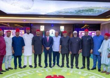 Constitutional Amendment: Southeast Senators visit Gov Mbah in Enugu