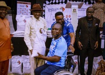 Governor Diri flags off National Food Intervention Programme, lauds Dangote Foundation