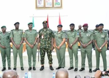 Folusho Oyinlola, General Officer Commanding, Nigerian Army, Umar Isah, Olufemi Oluyede, Chief of Army Staff, based in Rukuba, Jos