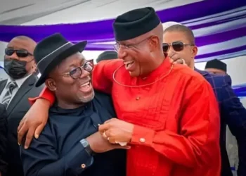 Senator Ovie Omo-Agege, Delta State Governor, Rt. Hon. Sheriff Oborevwori, Delta APC, S. K. Palama, Edirin Rheriobore