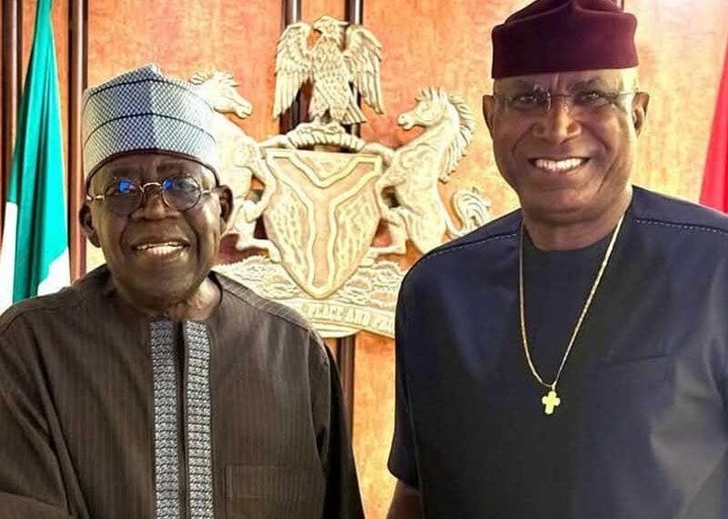 Supporters march for Omo-Agege and Tinubu