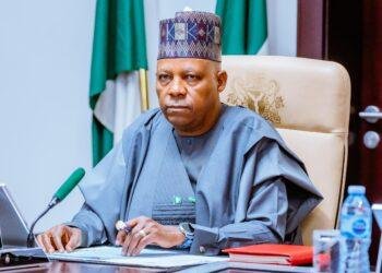 Shettima holds talks with OSC scribe in Addis Ababa