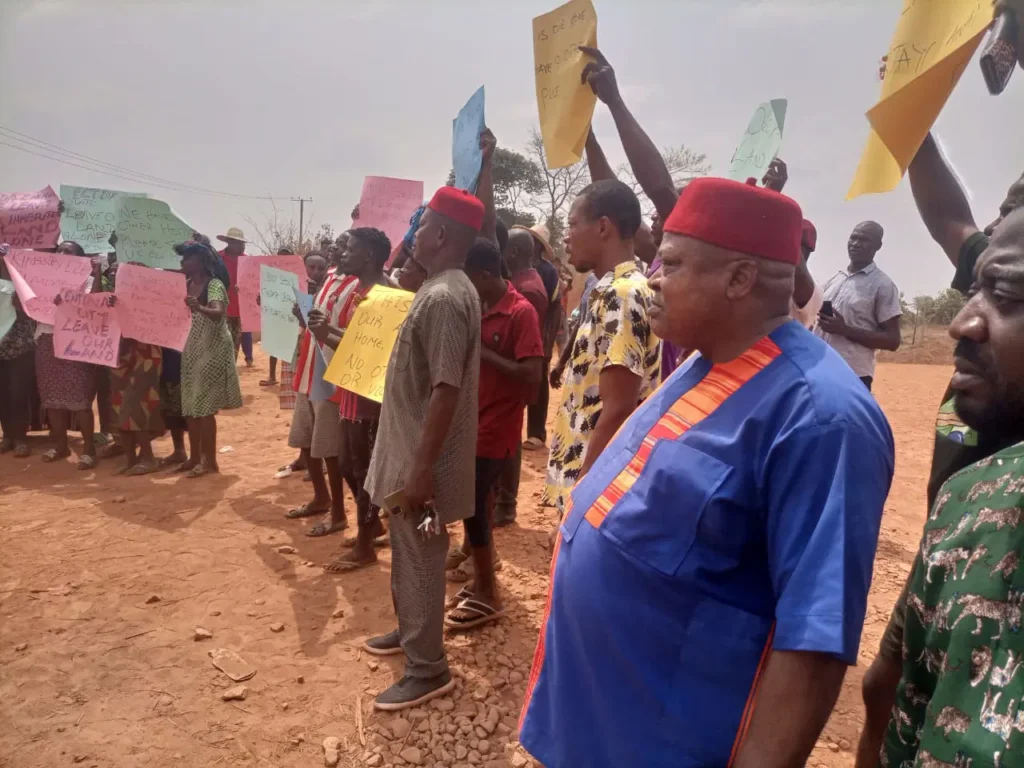 Obeagu Awkunanaw, Enugu South Local Government Area, Private Estates International West Africa Limited, Andy Egbo, Chief Chiene Chiene, Agbana, Ugwuorie, Onususu, Akparata, Isi Oke, Ofia Ogonogo, Ofia Aru, Ururo, Orji, Ngene Uchoo, Ngene Ogwe, Iduru, and Ihu Odeje