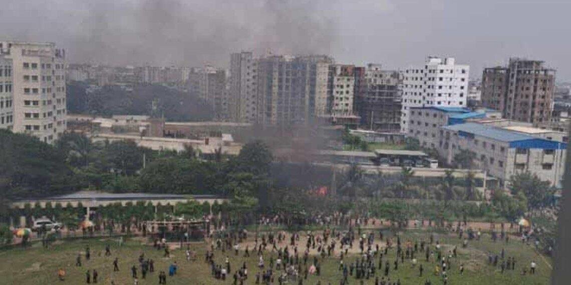 19 dead after air force jet crashes into Bangladesh school