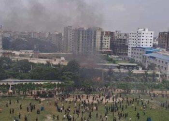 19 dead after air force jet crashes into Bangladesh school