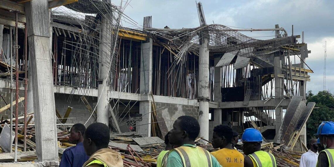 Many feared dead as 2-storey building under construction collapses in Asaba