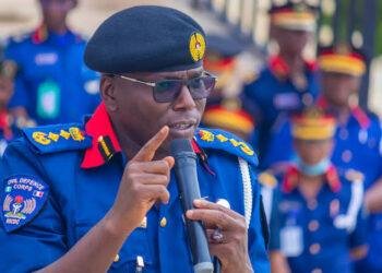 Commandant General of the Nigeria Security and Civil Defence Corps (NSCDC), Ahmed Audi