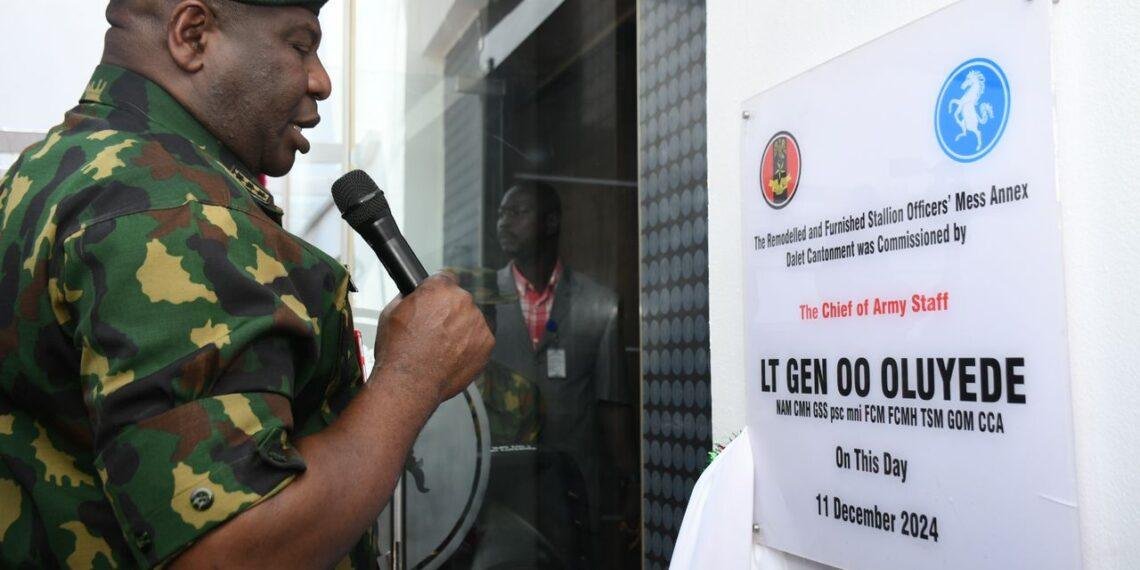 Army Chief inaugurates projects across South-South, vows stronger civil-military relations