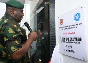 Army Chief inaugurates projects across South-South, vows stronger civil-military relations