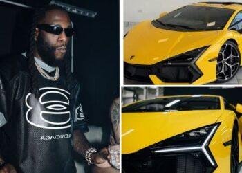 Burna Boy acquires Africa's first Lamborghini Revuelto hybrid