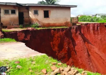 Cross Rivers: Gully Erosion destroys over 300 houses, roads, worship centers in 15 years