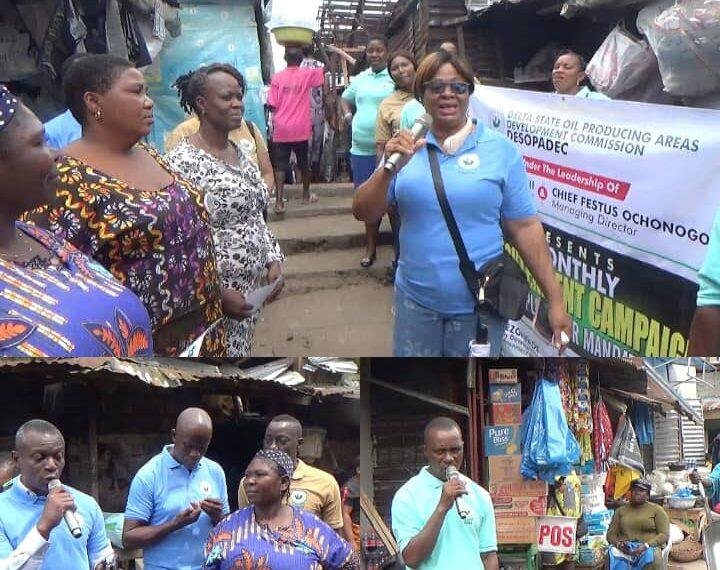 DESOPADEC storms Warri Market, warns mothers on dangers of drug abuse
