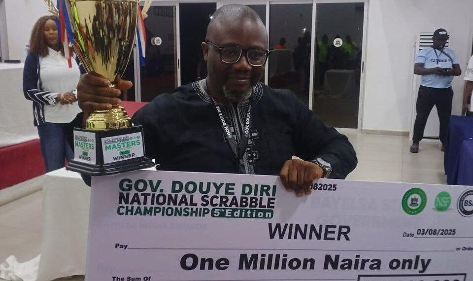 Medical doctor crowned Gov Diri National Scrabble Champion
