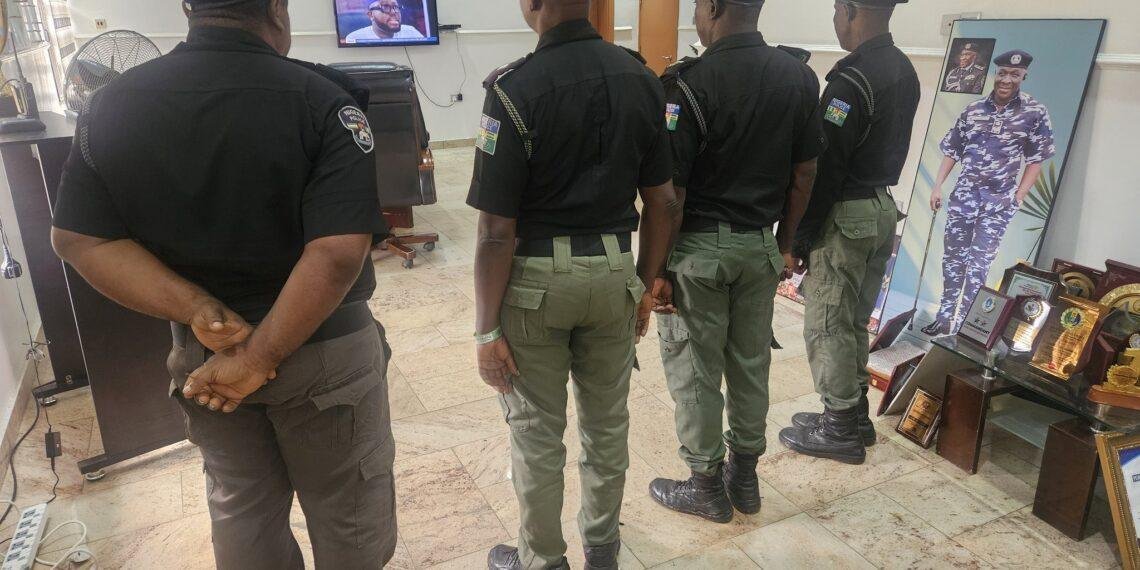 Delta Police Command nabs officers in a video counting cash in patrol van