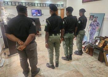 Delta Police Command nabs officers in a video counting cash in patrol van