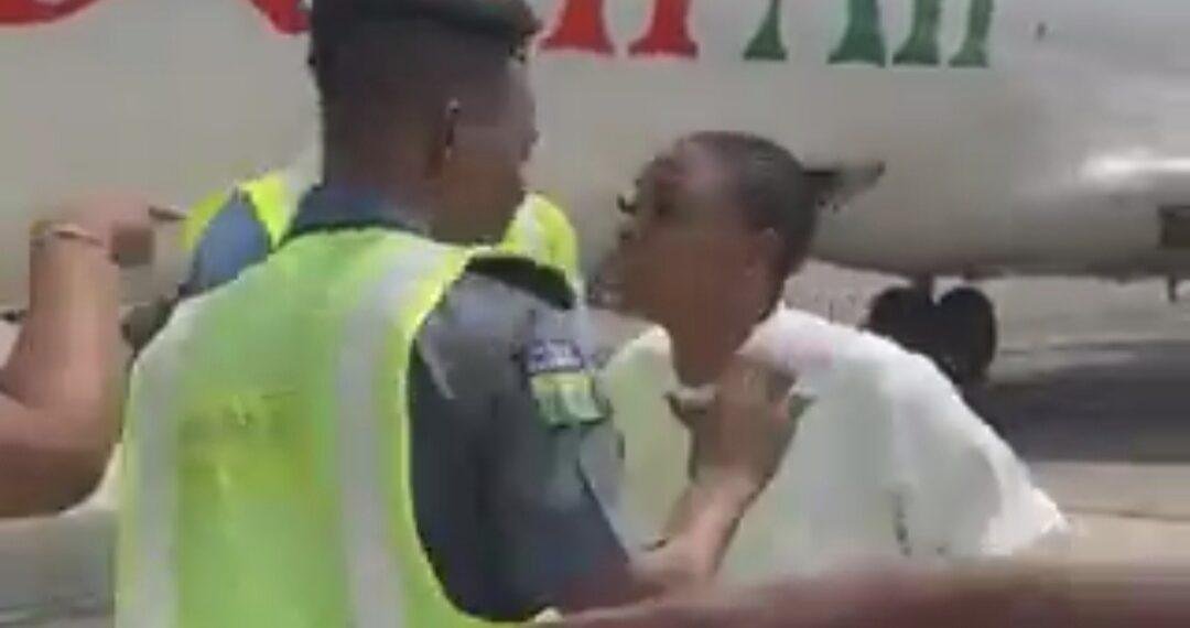 Ibom Air passenger assaults flight attendant at Lagos Airport, sparks outrage online
