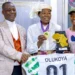 Super Falcons star Rasheedat Ajibade pays tribute to Pastor Olukoya as she presents WAFCON medal